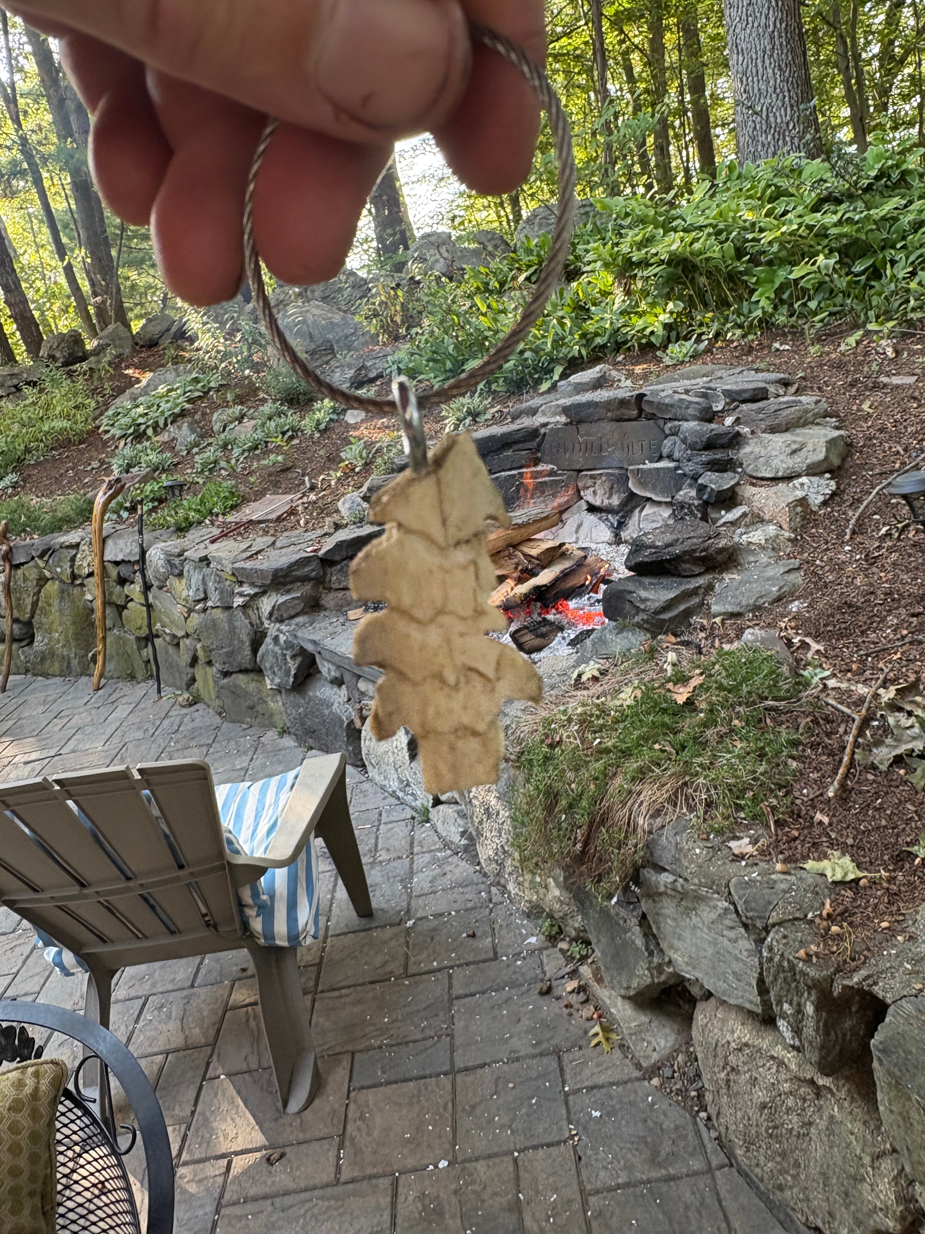 The bone tree keychain