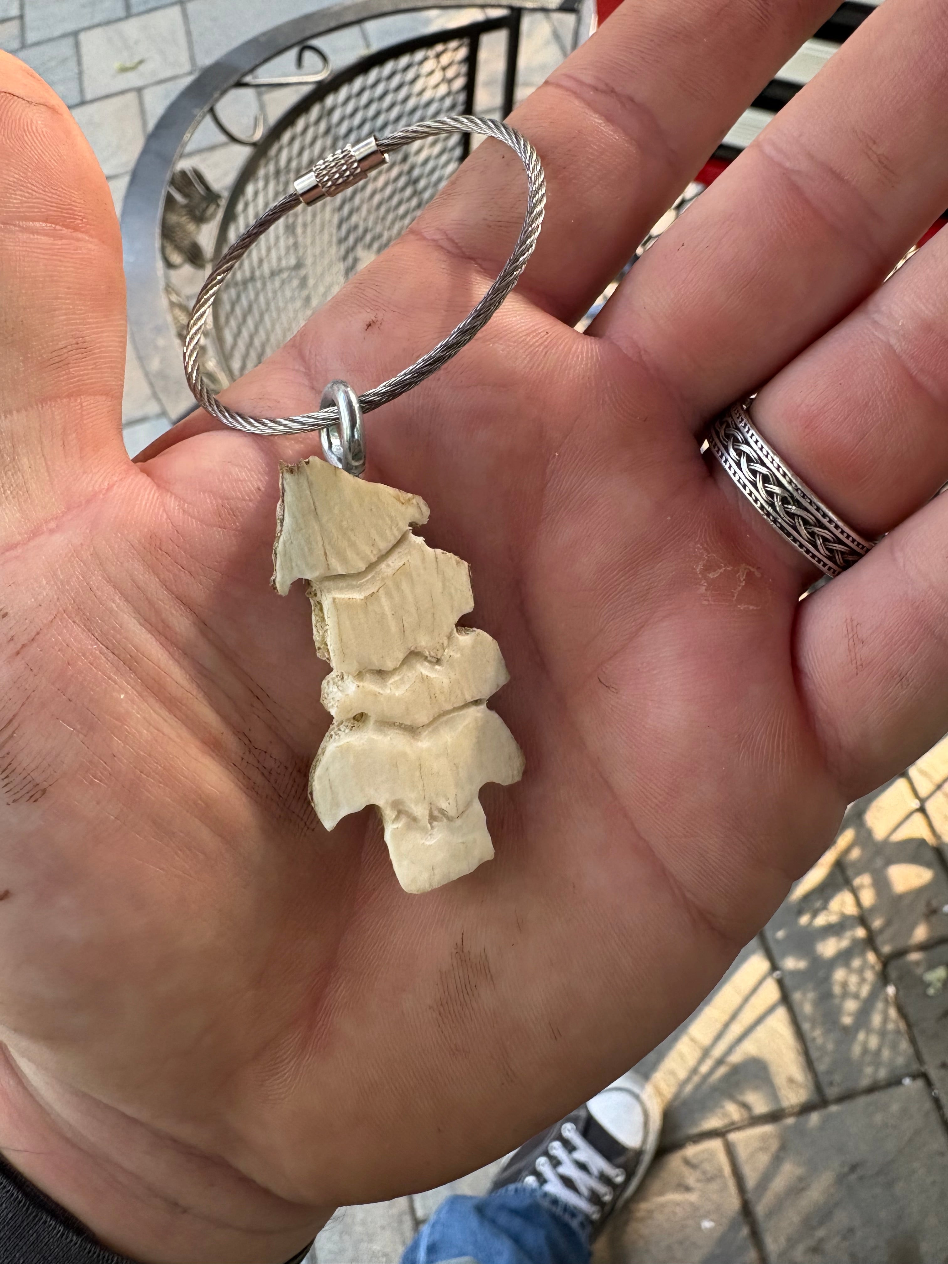The bone tree keychain